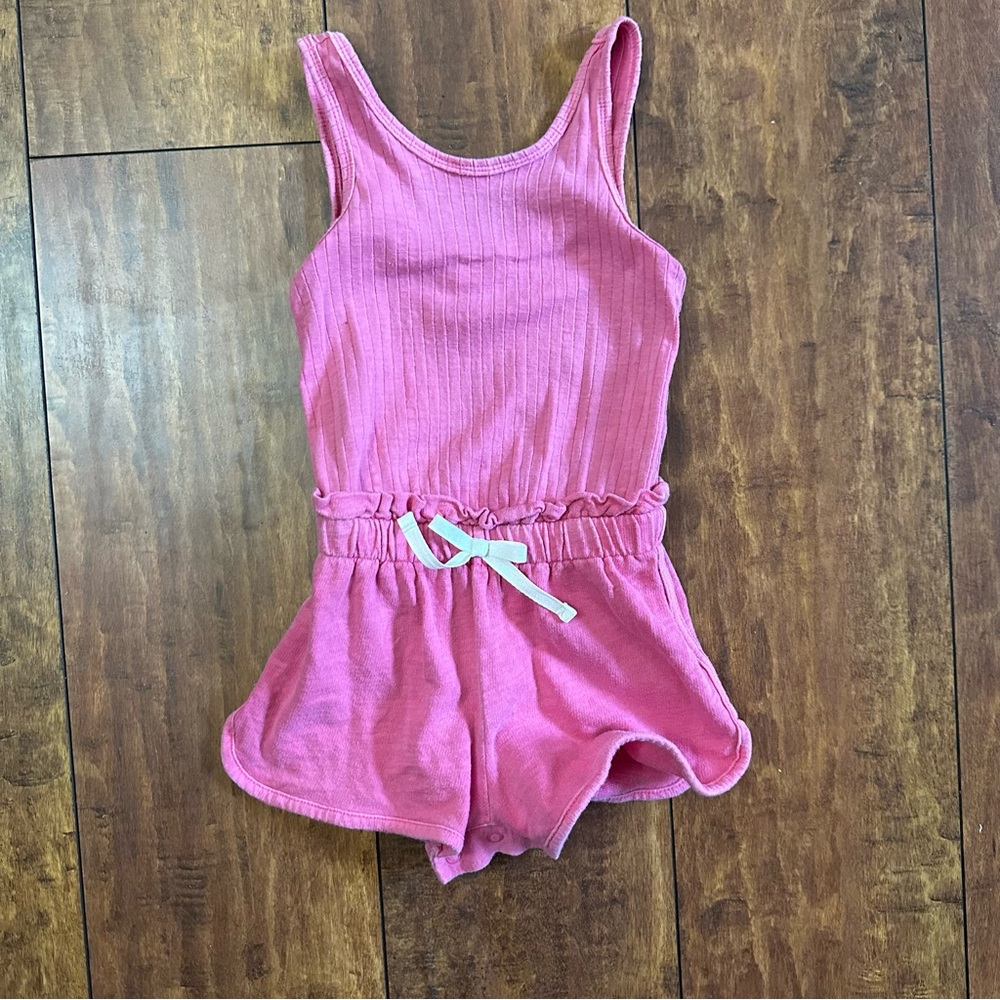 Pink Toddler Sleeveless Romper 2T